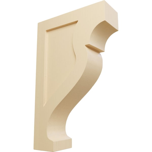 Ekena Millwork 1 3/4"W x 5"D x 8"H Mini Rockport Wood Corbel, Maple CORW02X05X08RKMA - main